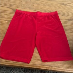 Bglittz red mesh biker shorts (M/L)